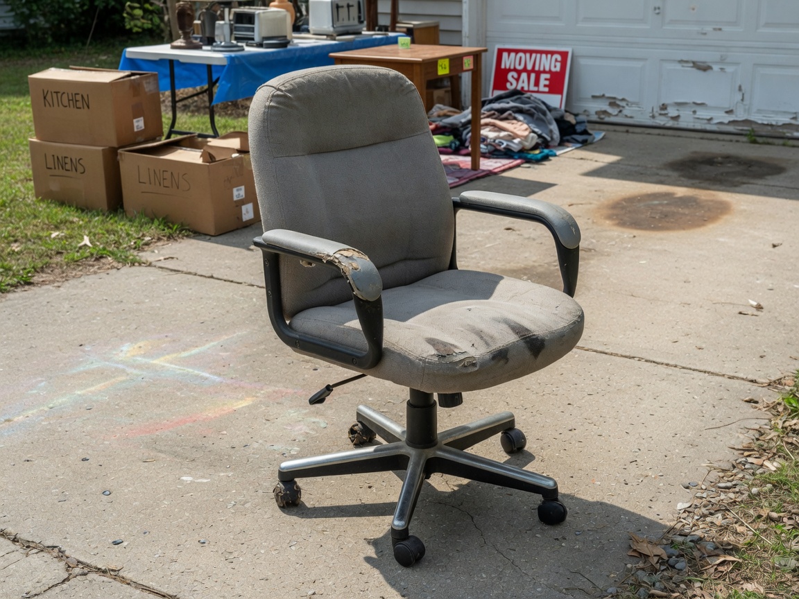 Rolling desk chair