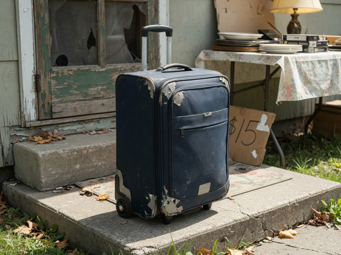 Carry-on rolling suitcase