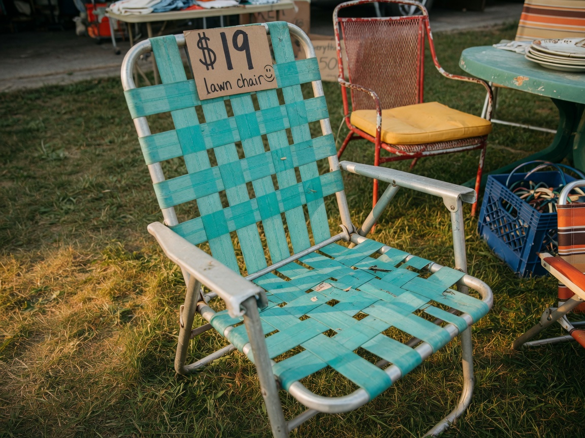 Your Lawn Chair Is Not a Throne (But Price It Like $19)